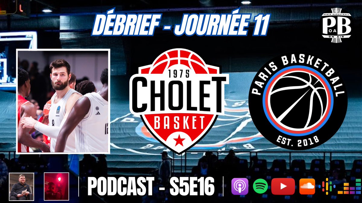 S5E16 - Débrief : Un Paris « schizophrénique » renverse Cholet

Dominés en première mi-temps, les hommes de Tuomas Iisalo ont de nouveau su se remettre la tête à l’endroit pour l’emporter ✅

👉 youtu.be/V93H1pHBq9o?si… 👈

👉 linkr.bio/parisbasketbal… 👈