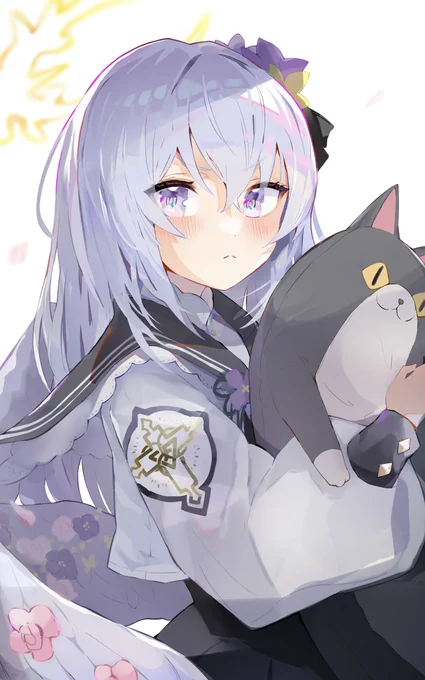 ウェーブキャットアズサちゃん!  #ブルアカ