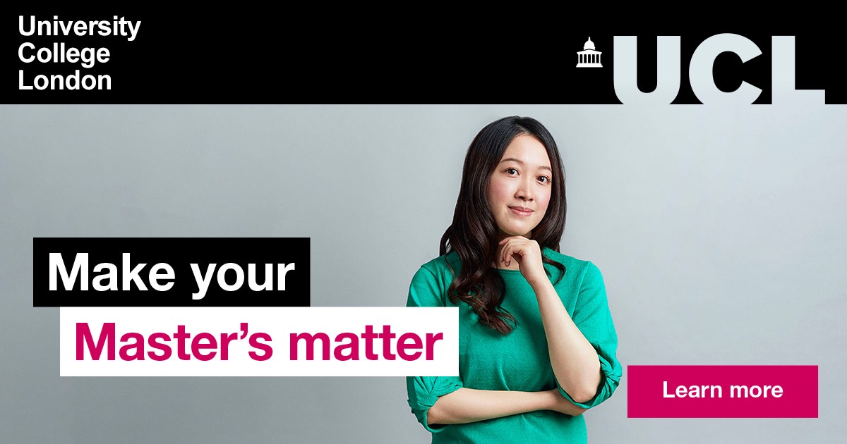Join UCL and advance your career. UCL provides bespoke career support, employer workshops and industry connections. Find out more tinyurl.com/2s4735ad #UCLMastersMatter