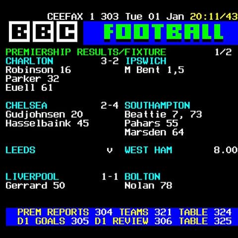 Retweet if this is how you checked the football scores in the 90s!