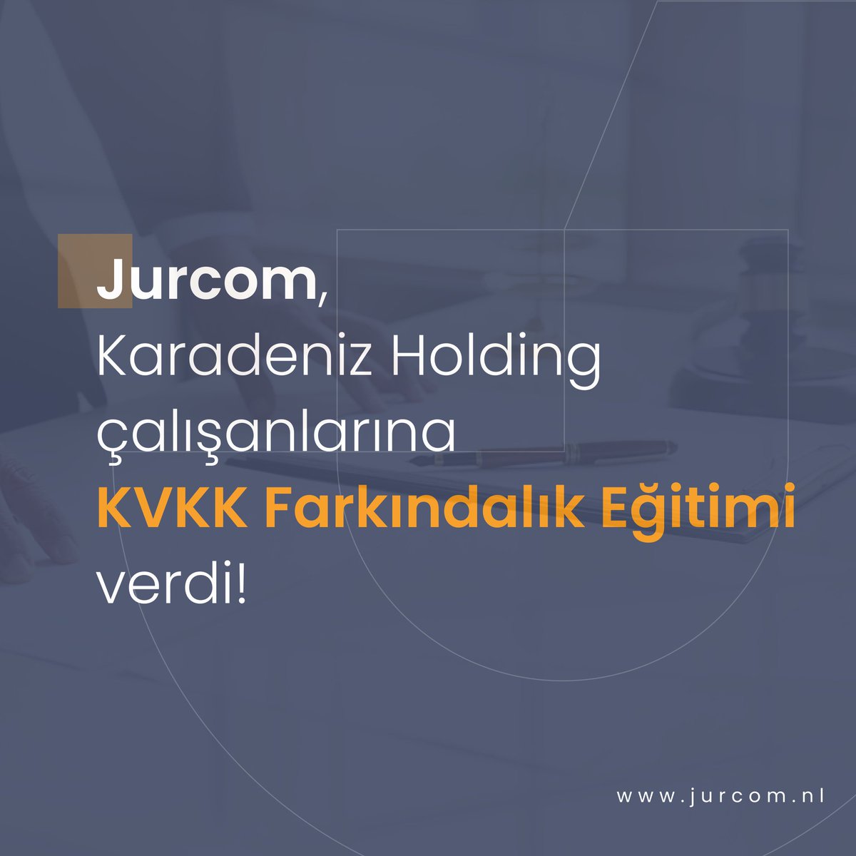 Jurcom, kurumsal uyum eğitimlerine hız kesmeden devam ediyor.
 
Son olarak değerli müşterimiz Karadeniz Holding çalışanlarına KVKK Farkındalık Eğitimi verdik.
 
#kvkk #eğitim #kurumsal #kurumsaleğitim #jurcom #uyumluluk #verikoruma #uyum #grc #mahremiyet