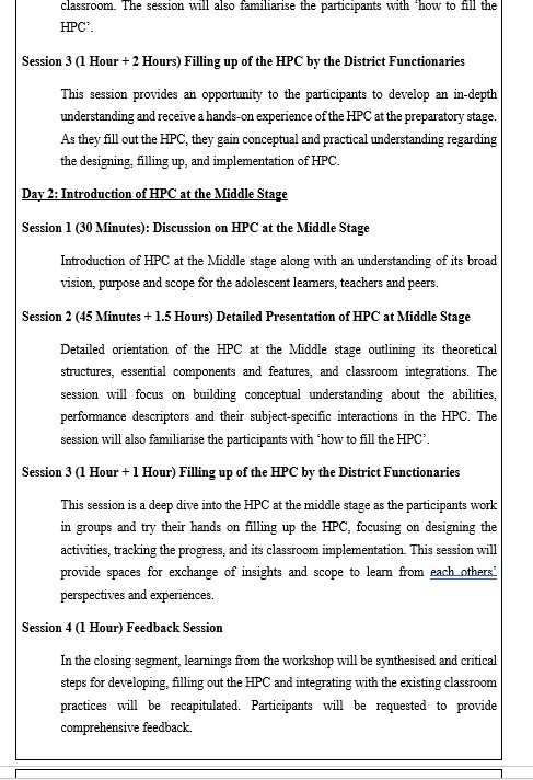 indranibhaduri's tweet image. #PARAKH.....

working on a #competencybasedassessment framework.....

capacity building workshops for state and district level functionaries in #HolisticProgressCard (#HPC)…..
