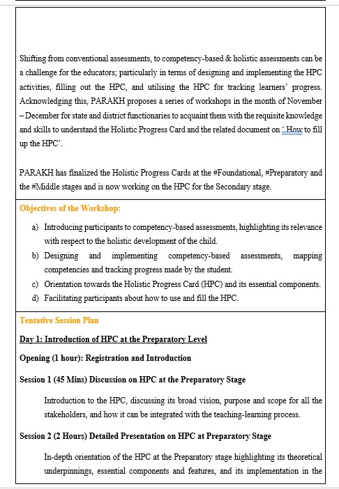 indranibhaduri's tweet image. #PARAKH.....

working on a #competencybasedassessment framework.....

capacity building workshops for state and district level functionaries in #HolisticProgressCard (#HPC)…..