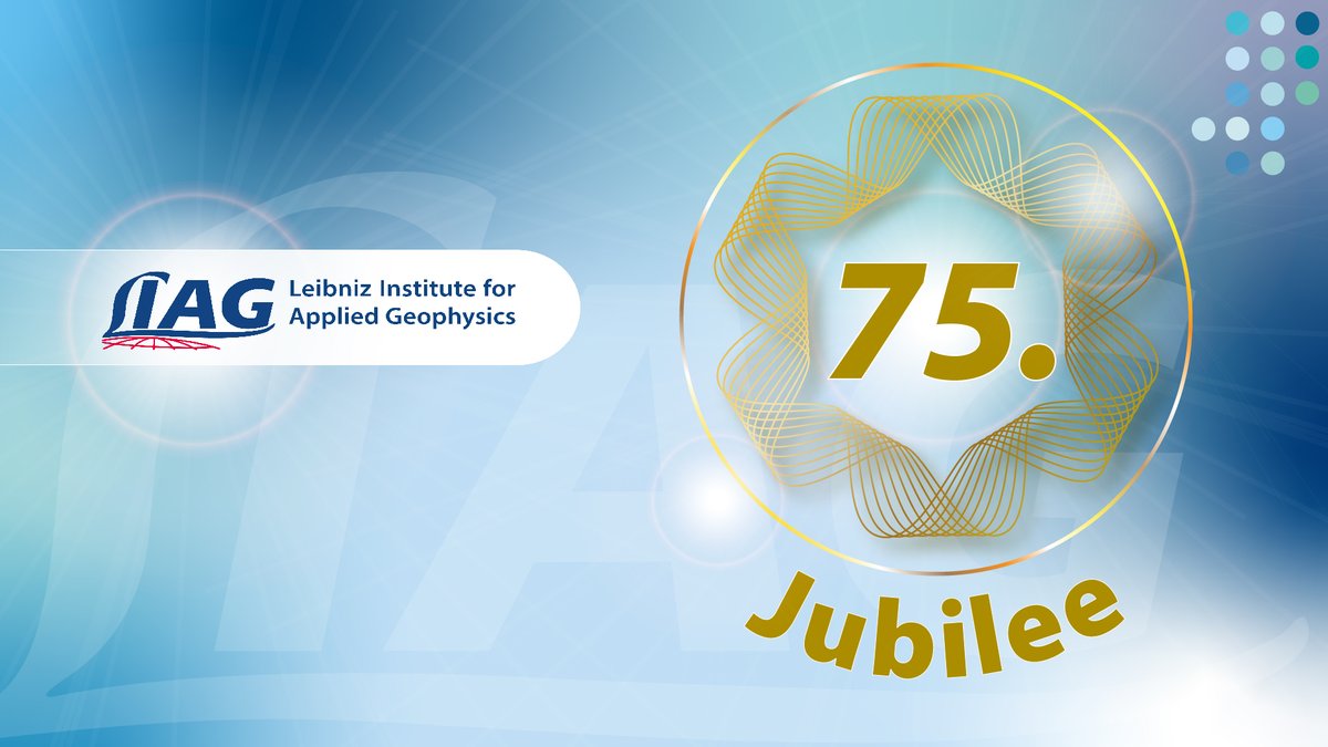 75 years of #geophysics - #anniversary week starts! Researchers @#LIAG &amp; predecessor institutions @#Hannover use applied geophysics methods to answer #research questions on #groundwater, #geohazards, #energy+energy storage 👉leibniz-liag.de/en/jubilee #geothermics #hydrogen #climate