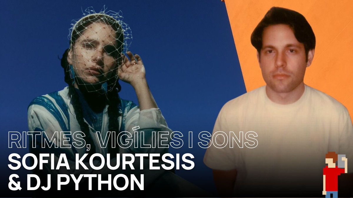 ▶️ RITMES, VIGÍLIES I SONS #9 #SofiaKourtesis & #DjPython 9è programa dedicat a dos artistes que estan més en l’orbita del house, que no pas del techno: @SofiaKourtesis i @DjPython1. 🎧 Escolta el nou podcast 👇🏻 tinyurl.com/y5ay4mwt