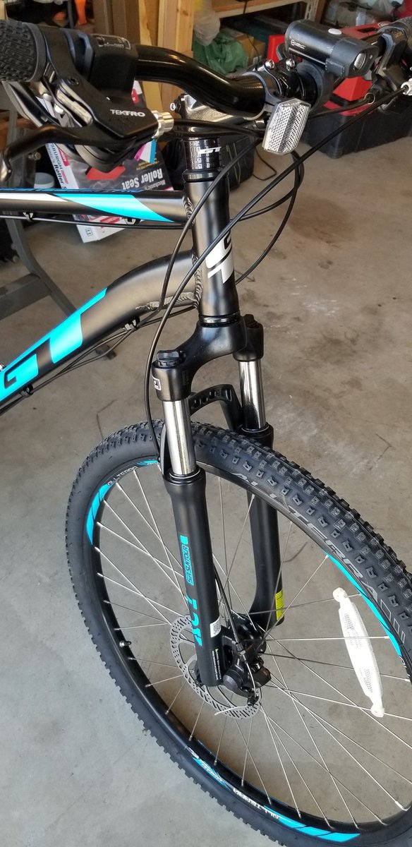 kwnehring's tweet photo. An Elder in my Ward (new to the mission) complained of front brake problems. I asked about his steering problems. "How did you know?" was his reply.

Backwards forks will do that.

This is why the APs shouldn't be allowed to assemble the bicycles.

#BikeAssemblyFail #SMH https://t.co/Sw6lR1uvEF