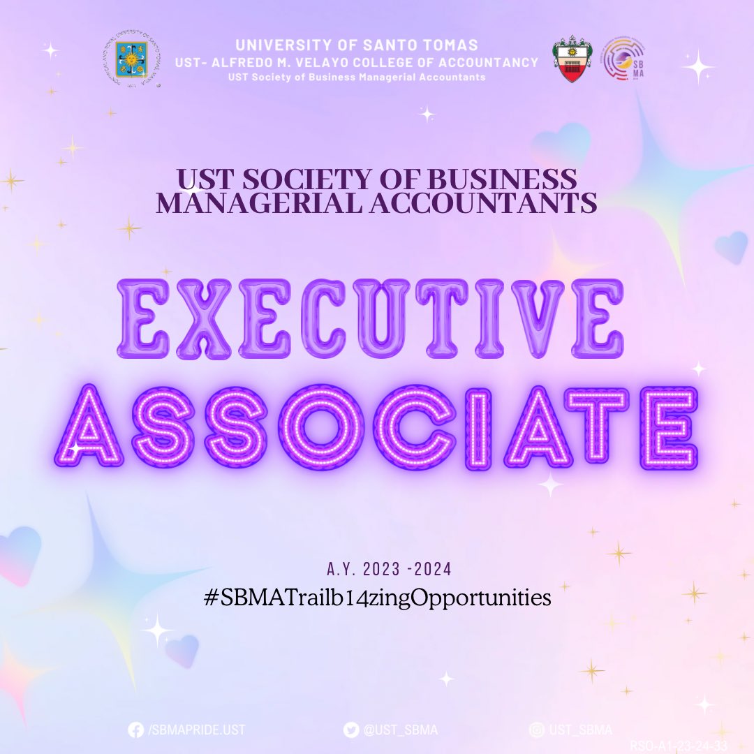 ust_sbma's tweet photo. "Great leaders do not desire to lead but to serve. - Myles Munroe

Congratulations to the newest Executive Associates of the UST Society of Business Managerial Accountants for A.Y. 2023-2024! https://t.co/OdD7n1UgBG