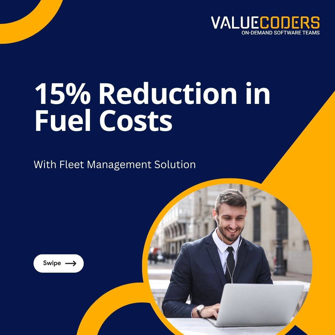 ValueCoders's tweet image. 🚀 Achieve a 15% Reduction in Fuel Costs with our Fleet Management Solution!

🚀 Visit valuecoders.com/fleet-manageme… to learn more. 🌐💡

Contact our Experts now - valuecoders.com/contact

#FleetManagement #FuelEfficiency #LogisticsOptimization #ValueCoders