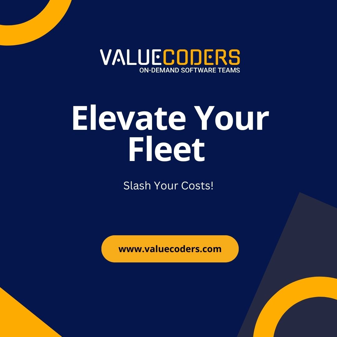 ValueCoders's tweet image. 🚀 Achieve a 15% Reduction in Fuel Costs with our Fleet Management Solution!

🚀 Visit valuecoders.com/fleet-manageme… to learn more. 🌐💡

Contact our Experts now - valuecoders.com/contact

#FleetManagement #FuelEfficiency #LogisticsOptimization #ValueCoders