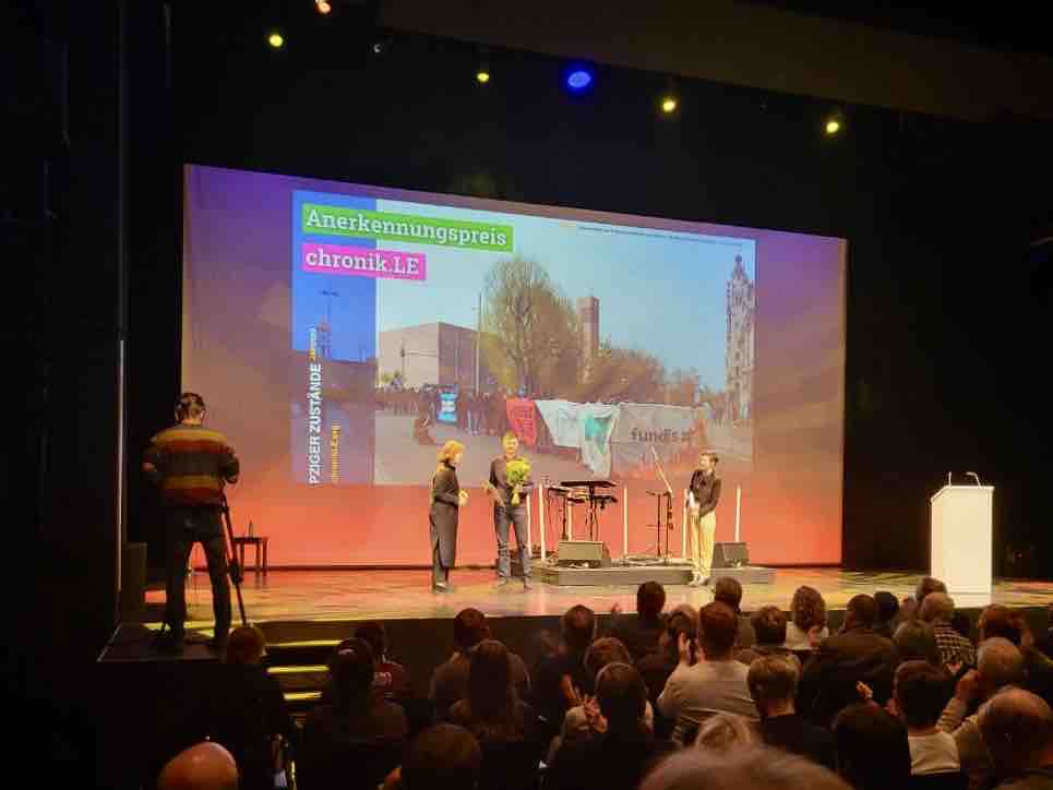 📸 Our Journalists-in-Residence Programme Manager <a href="/toropovalina/">toropovalina</a> was once again a jury member at the Saxony Prize for Democracy! 

🏆 Congrats to <a href="/chronik_le/">chronik.LE</a> for their exceptional work in documenting and shedding light on far-right, racist, and discrimination cases in #Leipzig.