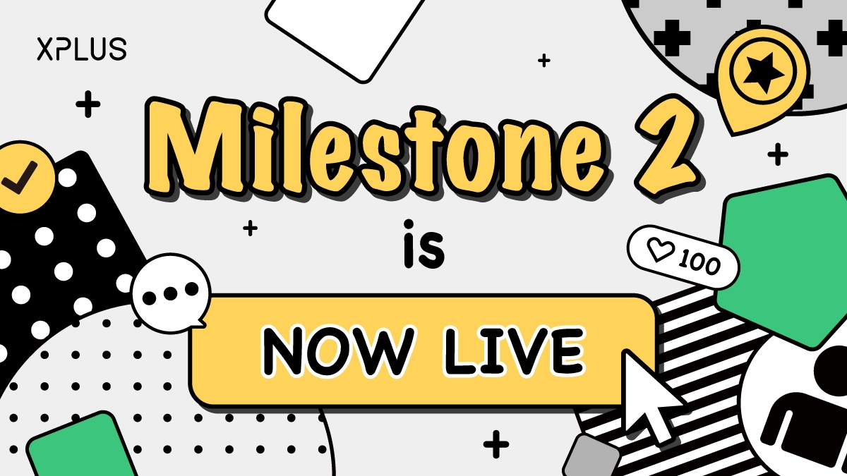 🎟#XPLUS Milestone 2 is LIVE 🤑$10,000 worth Of $XPLUS prize pool 👥Current Users: 100,351 🎯Milestone 2 Target Users: 180,000 📅Period: 13 Nov - 12 Dec 📲App: onelink.to/33x6w4 🌐Score more #XCOIN by mentioning @xplusio, #XPLUS, $XPLUS 💬 🪙Earn more #XCOIN before $XPLUS