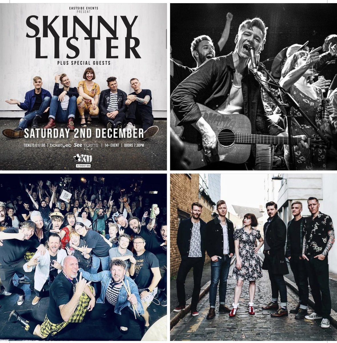 @SkinnyLister are heading to KU 🙌 The folk-punk band have just released their new album 'Shanty Punk' and haved been smashing it over in the states recently packing out venues in every city! They will be joined onstage by @lifeaquaticband 🎫bit.ly/46NwiV0