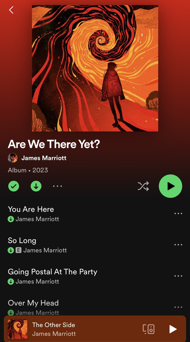 jakesimcox1's tweet photo. Got a hell of a lot of thoughts on @JamesMarriottYT new album and no bad ones. Got a copy for an early Christmas present and deserves to charts well #AreWeThereYet #jamesmarriott https://t.co/M3WsDX0cKO