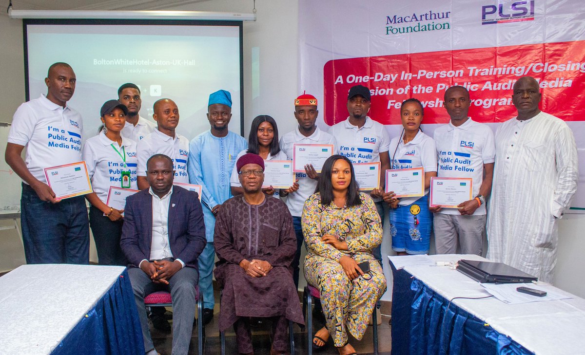 I am thrilled to be one of the fellows trained in using public audit data for investigative reportage at the subnational level. Grateful to <a href="/PLSInitiative/">PLSI</a> for this exceptional opportunity. Now equipped to produce impactful and data-driven stories for the public good.