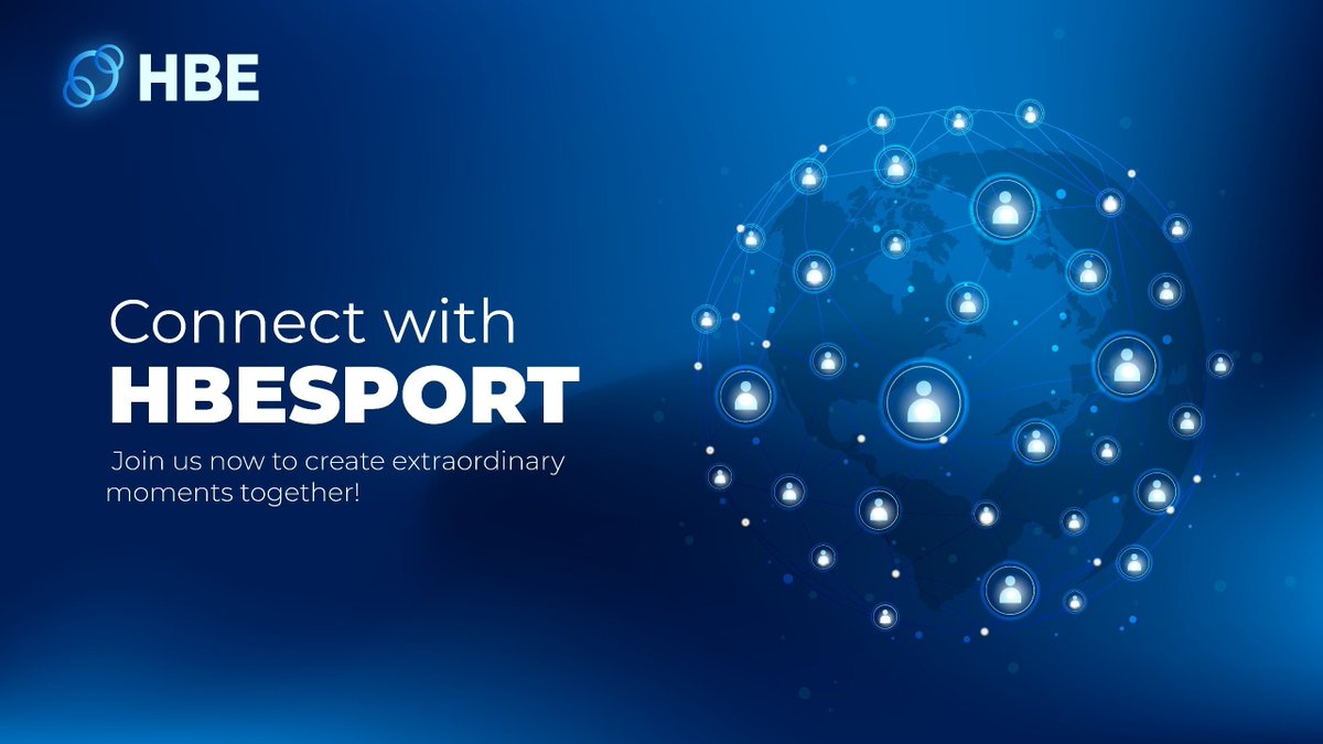 Experience the joy of connecting with HBEsport! 🌟 We are building an elite community with diversity and shared passion. Join us 💙 @HBEsport #RAMM #HBEsport #HBEsports #eSports #CZ #TradeCoin #AMM #DeFi #DEX #CEX