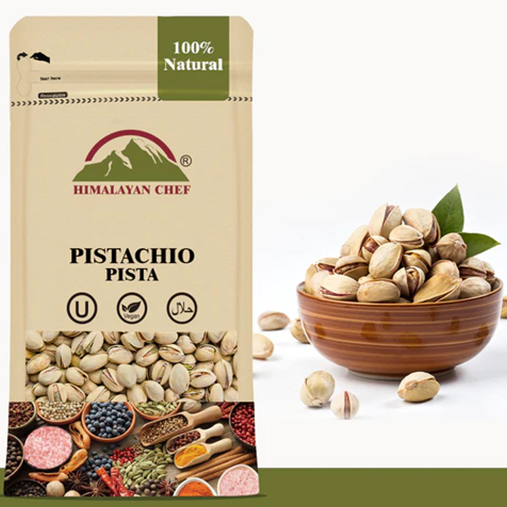 HimalayanChef's tweet image. Himalayan Chef&apos;s top-tier pistachios are a snacking delight, carefully handpicked for perfection. Packed with flavor and healthy nutrients, these pistachios are a tasty step towards a healthier you.
Shop Now:himalayanchef.pk/collections/pr…
#himalayanchef #nuts #snacks #food #pistachio