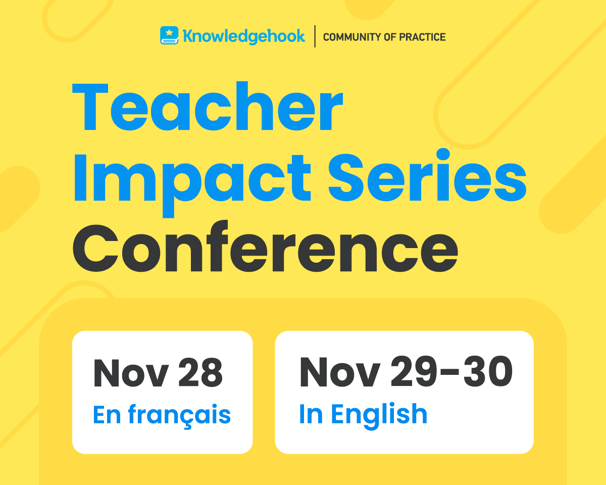 Elevate your teaching with Knowledgehook! 👩‍🏫🚀

Our Community of Practice event brings you essential tips, strategies, and much more. 🔢💡

Sign up for free at khlink.net/NovCOP and let's transform math education together!

#KnowledgehookCOP #OntEd #EdTech #k12 #mathed 🎉