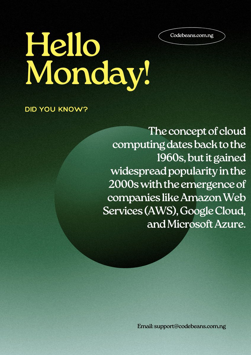 _codebeans's tweet image. Hello Monday!
Have a refreshing week ahead!

#Coding #coderslife #programming
