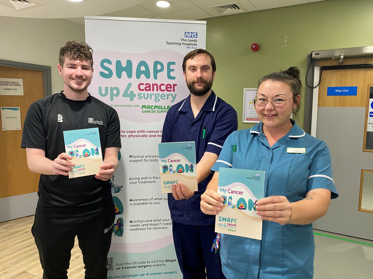 A new partnership led by Leeds Teaching Hospitals aims to support cancer patients in the city with an exercise, diet and nutrition support programme Shape Up 4 Surgery in partnership with @macmillancancer @UniversityLeeds @leedsbeckett @ActiveLeeds leedsth.nhs.uk/shape-up-4-can…