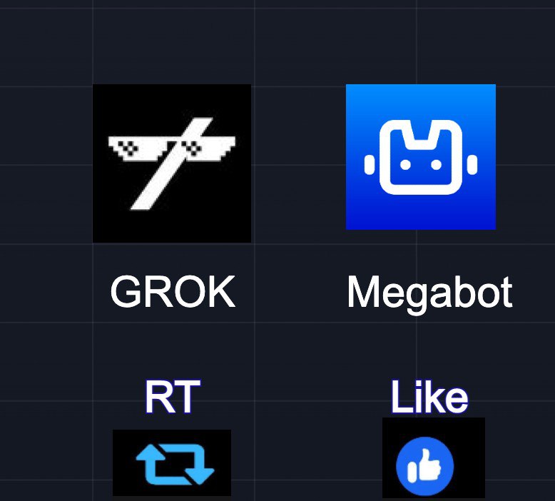 What is the next #BullMarket gem ? $GROK RT ↪️ @MegabotETH Like 🔥