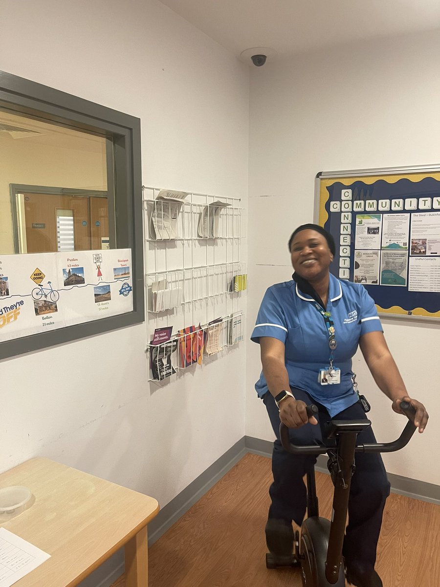 Kicking off our 60 mile cycling fundraiser by virtually cycling to Blackpool Tower 🗼🚴‍♂️ all money raised will be donated to @MindCharity for Men’s Mental Health Month 💙 #teamsaxon @PennineCareNHS @yazakhtar