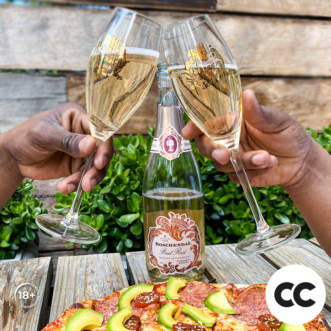 AFTER WORK CATCH UP? 🥂

Join us at 4-6pm from Monday to Thursday. Buy a glass of Boschendal Brut or Rose and we'll give you another for free! 😉

#bubblypromo #boschendal #brut #rose #bubblyhour #colcacchio #pizzeria #pizza #pasta #salad #pizzalovers #dinner