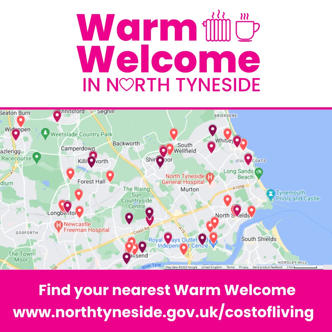 More than 40 Warm Welcome spaces open this week. You can shield from the wind and rain (especially today ☔️), join social activities, get a free hot drink or just relax in a warm space. Find your nearest warm welcome 👉 tinyurl.com/59ey63u4