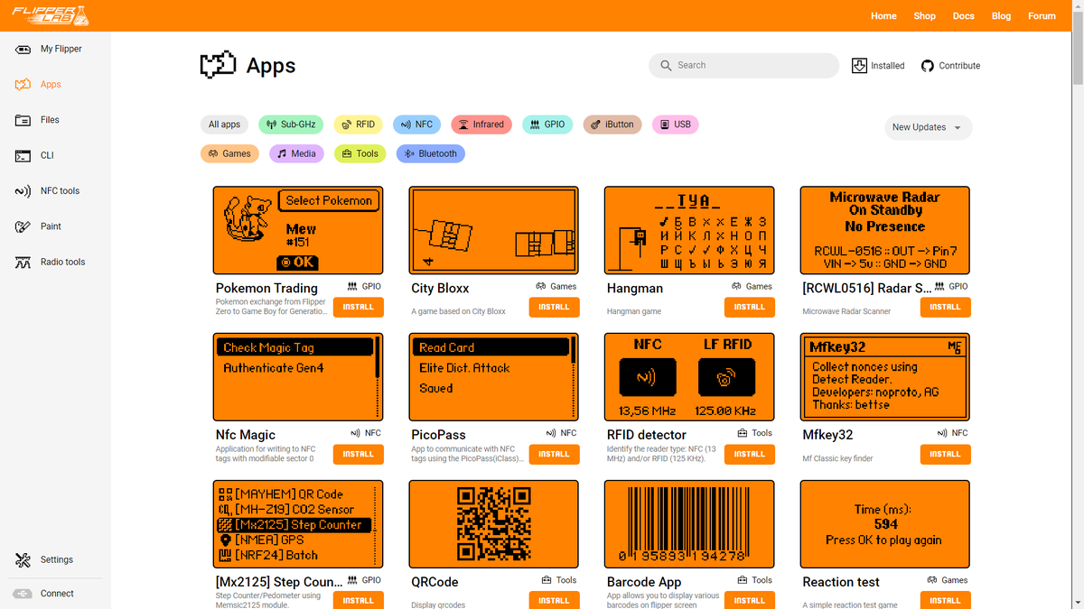 Flipper Lab

github.com/flipperdevices…

github.com/flipperdevices…

Web platform for your Flipper Zero

#FlipperZero