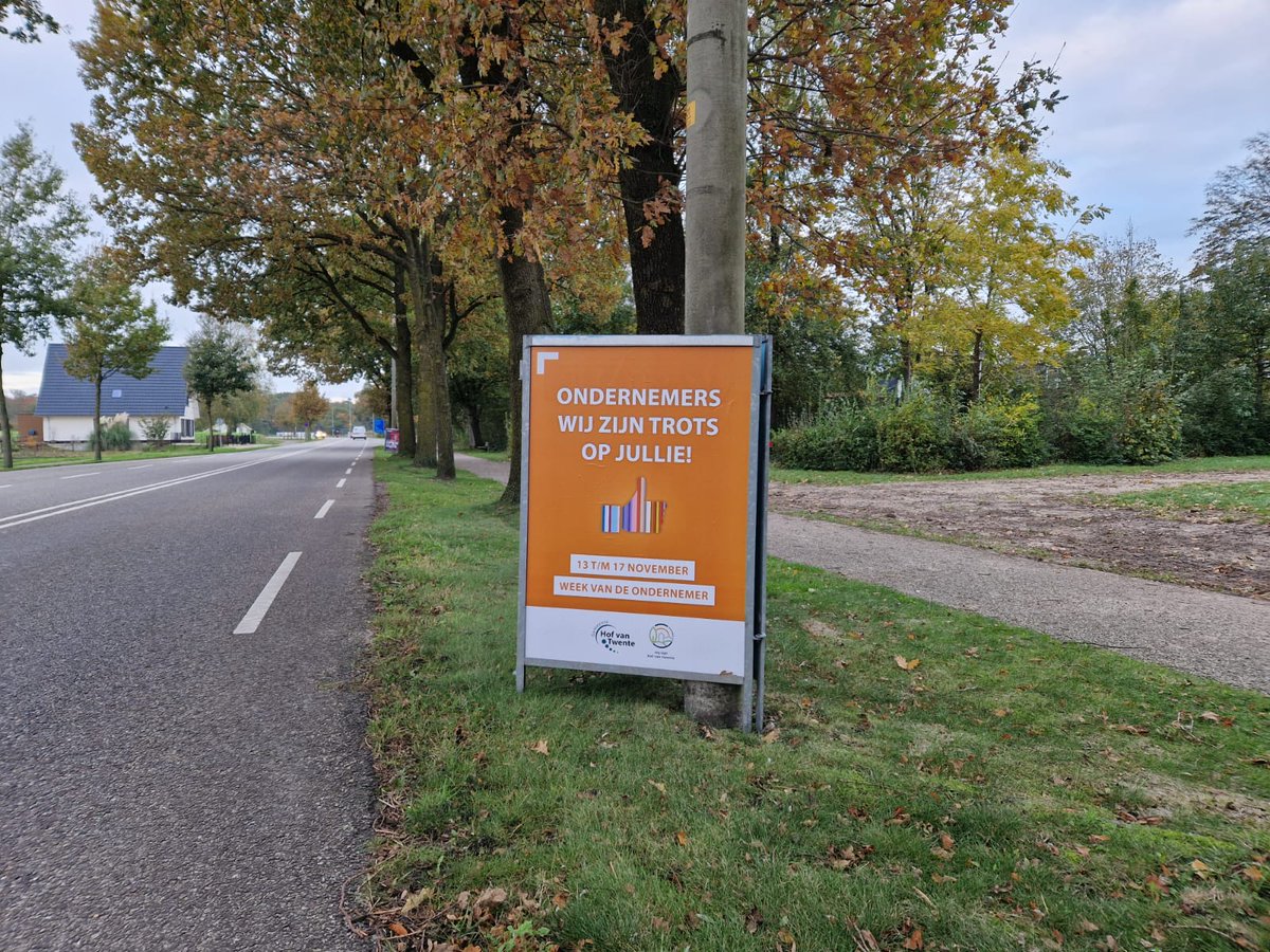 Hebben jullie deze borden al gespot? 👀

In de Week van de Ondernemer zetten wij graag samen met de <a href="/gemhofvantwente/">Gemeente Hof van Twente</a> onze ondernemers in het zonnetje! ☀️

#wijzijnhofvantwente