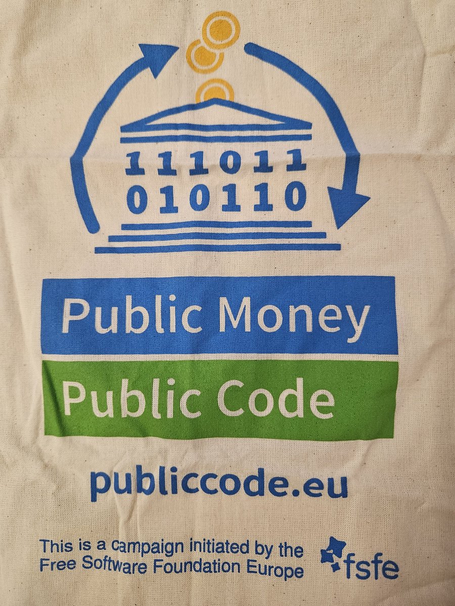 #publicmoney ? #publiccode @fsfe
youtu.be/5QSxY-_Oooc?si…