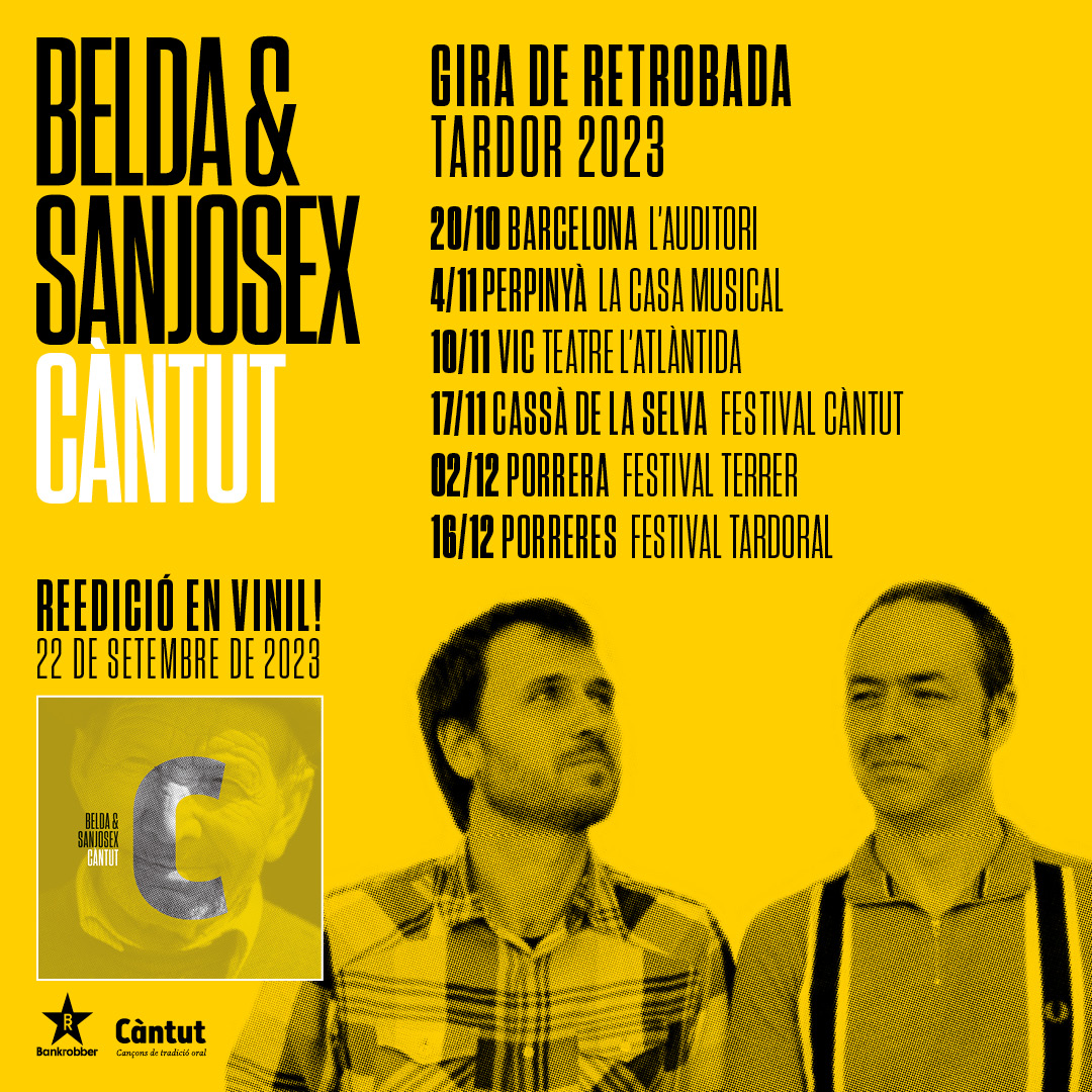 Entrades exhaurides pel concert de @sanjosexmusic i Carles Belda divendres al festival <a href="/cantutmusica/">Càntut</a> de Cassà de la Selva! Properes ocasions per veure'ls: 2/12 Porrera <a href="/festival_terrer/">Festival Terrer Priorat</a>, 16/12 Mallorca #Tardoral <a href="/mcaliteraria/">Mallorca Literària</a> Entrades aquí: bankrobber.net/artist/belda-s…