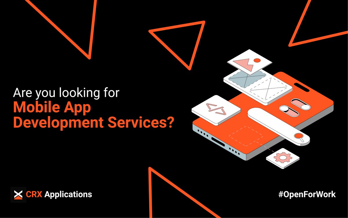 crx_apps's tweet image. Are you looking for mobile app development services?
If so, let's connect and see how we can help you.
Find out more on crxapplications.com
#OpenForWork #MobileApp #Freelancing #MobileAppDevelopment