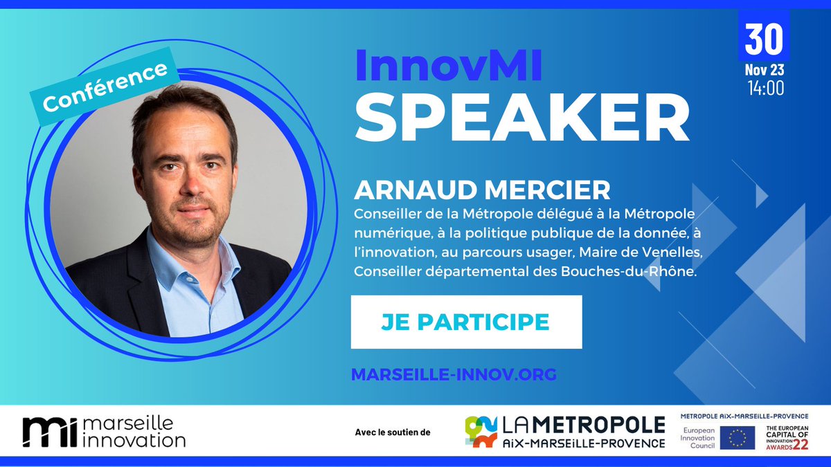Marseille Innovation (@marseilleinnov) on Twitter photo ๐๏ธ๐ฆ๐๐ฉ๐ ๐ง๐๐ ๐๐๐ง๐๐๏ธ
๐๏ธInnovMI by <a href="/marseilleinnov/">Marseille Innovation</a> accueillera @ArnaudMercierLR le 30 Novembre !
๐๐๐ ๐ฝ๐ฟ๐ผ๐ด๐ฟ๐ฎ๐บ๐บ๐ฒ?
Ateliers, confรฉrences, un showroom des startup, รฉchanges et networking autour dโun cocktail.
๐๏ธ๐ฃ๐ผ๐๐ฟ + ๐ฑ'๐ถ๐ป๐ณ๐ผ๐: marseille-innov.org/save-the-date-โฆ ๐๏ธ๐ฆ๐๐ฉ๐ ๐ง๐๐ ๐๐๐ง๐๐๏ธ
๐๏ธInnovMI by <a href="/marseilleinnov/">Marseille Innovation</a> accueillera @ArnaudMercierLR le 30 Novembre !
๐๐๐ ๐ฝ๐ฟ๐ผ๐ด๐ฟ๐ฎ๐บ๐บ๐ฒ?
Ateliers, confรฉrences, un showroom des startup, รฉchanges et networking autour dโun cocktail.
๐๏ธ๐ฃ๐ผ๐๐ฟ + ๐ฑ'๐ถ๐ป๐ณ๐ผ๐: marseille-innov.org/save-the-date-โฆ