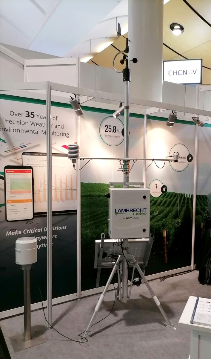 We are at the AGRITECHNICA in Hanover, 12-18 November! Come visit us in hall 8, at stand D23.

Davis Instruments and LAMBRECHT meteo present their products and innovations at the world's leading trade fair for agricultural machinery. Discover our latest technologies!