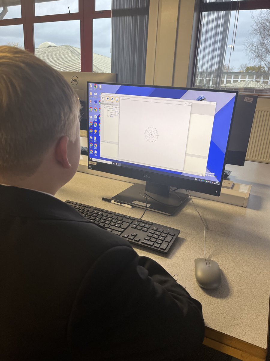 ComputingTac's tweet image. Last week, out Year 7 Coding Club cohort were introduced to Python, getting a head start with some text-based programming. Students were tasked with create some complex fractal art and this week will use nested iteration to further challenge themselves #TAC #Coding #Programmers
