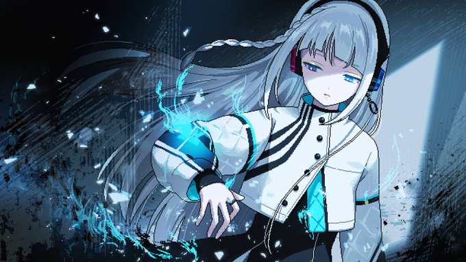 音楽的同位体 羽累(HARU)()の発売を記念して、ファンアートを描かせていただきました。 オオゴトがとても好きです。発売おめでとうございます! #春猿火 #羽累 #音楽的同位体 #KAMITSUBAKI_STUDIO