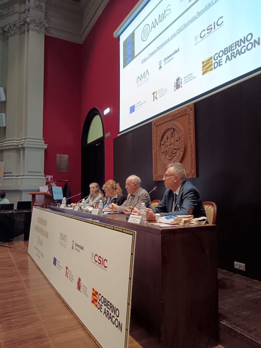 INMAdivulga (@inmadivulga) on Twitter photo Da comienzo II Congreso Nacional de Materiales Avanzados (AMatS 2023)
3 dias donde los participantes de las 7 Regiones que colaboran en los «Materiales con funcionalidades avanzadas para la nueva transformación tecnológica» van a intercambiar experiencias.
<a href="/unizar/">Universidad Zaragoza</a> @AragonCsic Da comienzo II Congreso Nacional de Materiales Avanzados (AMatS 2023)
3 dias donde los participantes de las 7 Regiones que colaboran en los «Materiales con funcionalidades avanzadas para la nueva transformación tecnológica» van a intercambiar experiencias.
<a href="/unizar/">Universidad Zaragoza</a> @AragonCsic