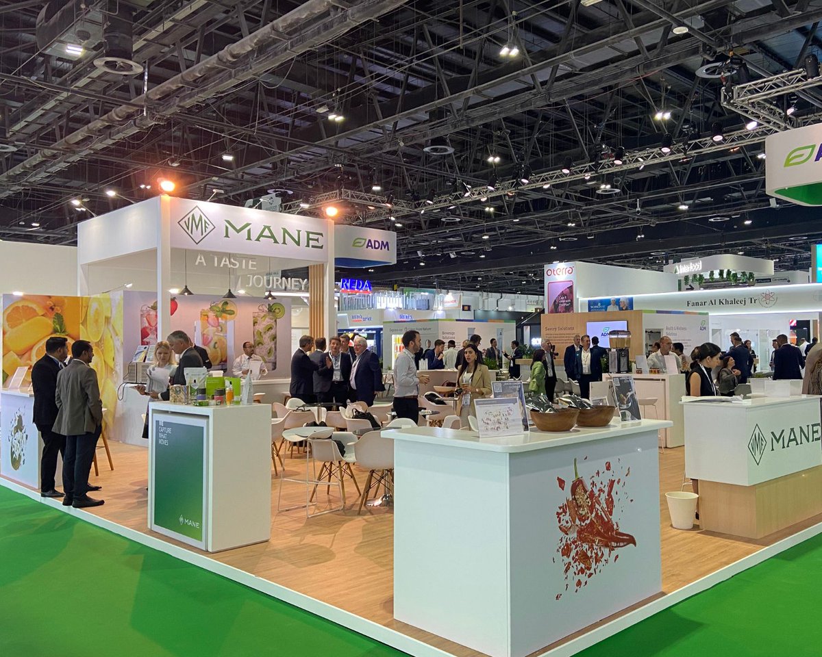 We would like to thank you for visiting our stand at Gulfood Manufacturing 2023.
We were delighted to have had the opportunity to showcase and share our exciting concepts and flavour creations. 

#MANEGroup #flavour #taste #beverage #technology #GulfoodManufacturing