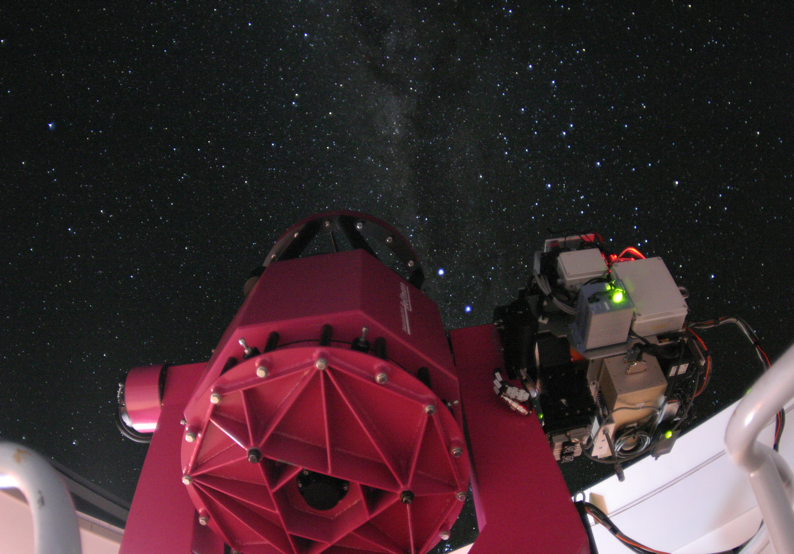 ORP_Astro's tweet photo. #ORPInfrastructure REM (Rapid Eye Mount) is a 60 cm diameter fast reacting telescope, located at the La Silla facility of ESO's Chilean Observatory. The telescope hosts two instruments: REMIR, an infrared camera, and ROS2, a visible imager with 4 simultaneous passbands #astronomy https://t.co/IUgREqZ4Sx