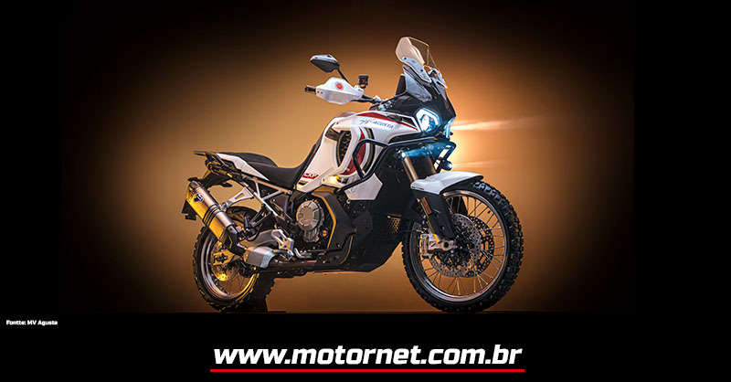 MotornetBr's tweet image. Semana passada, a #MVAgusta revelou a #LXPOrioli na #ECIMA2023, versão de produção da Explorer 9.5. Saiba mais sobre a moto limitada, acessando o site da #motornet no link do perfil.

O que acha da #MVAgustaLXPOrioli? Comente.
Compartilhe com quem gosta de #motos dual-sport.
