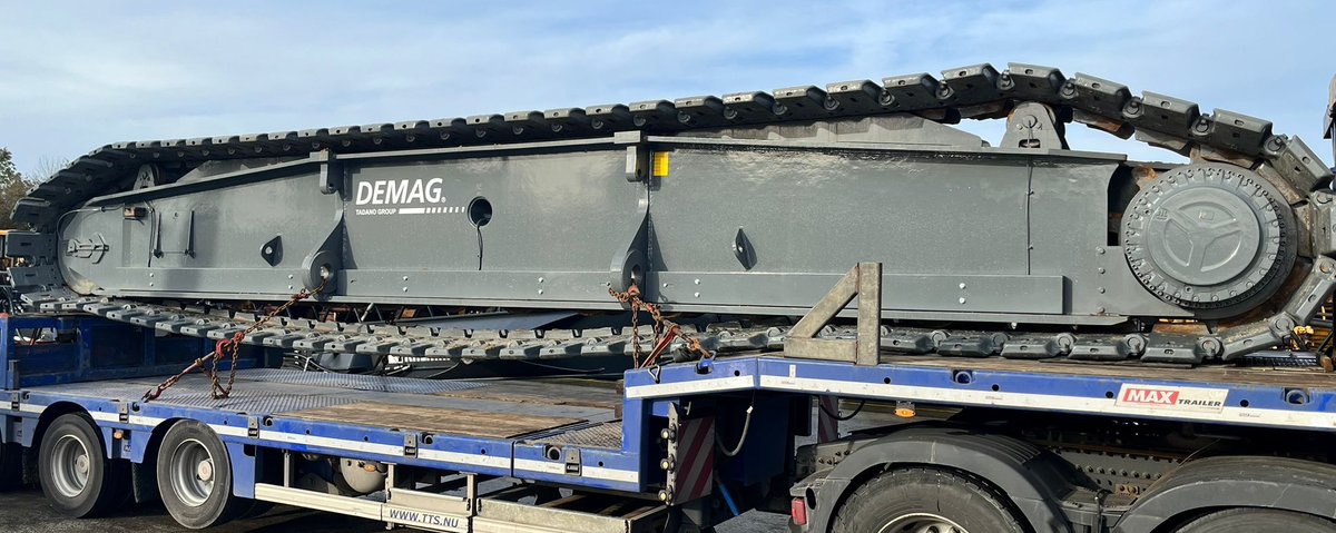 DRSCranesSrl's tweet photo. Vamos! Sold and just delivered this beautiful #Demag CC 2200!
It's starts the journey to South America. https://t.co/cxSHvUvWXF