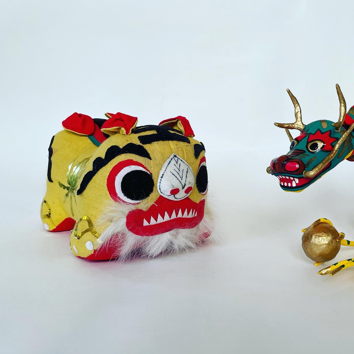 虎とドラゴン 虎のぬいぐるみ #布老虎 #ブーラオフー こちらはパーツ