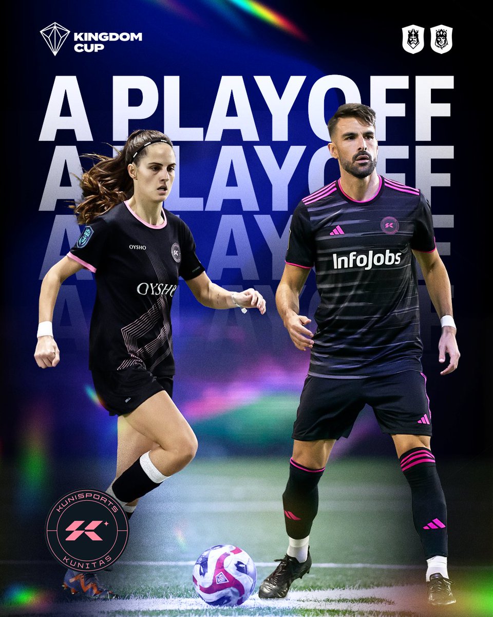 Kings League Spain (@kingsleague) on Twitter photo 🤟CLASIFICADOS
💎 Tras los resultados de la jornada de ayer, <a href="/kunisport/">Kunisports</a> asegura su presencia en los Playoff.
#KingdomCup 🤟CLASIFICADOS
💎 Tras los resultados de la jornada de ayer, <a href="/kunisport/">Kunisports</a> asegura su presencia en los Playoff.
#KingdomCup