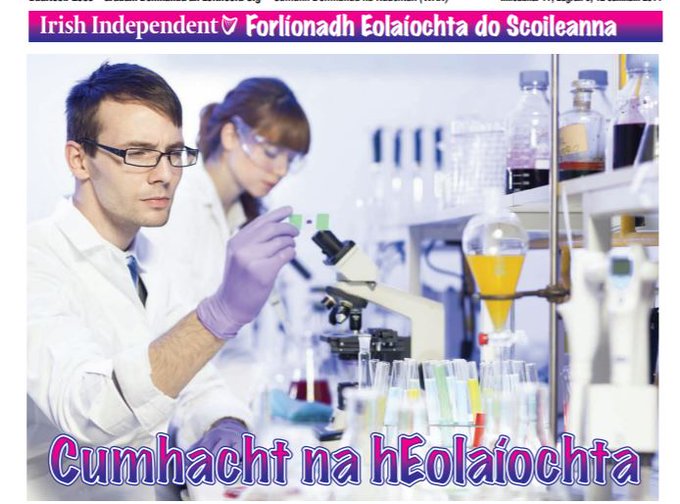 Tá Seachtain na hEolaíochta linn. Tá alt ar Chumhacht na hEolaíochta san iareagrán seo den iris Eureka ó @CoggOid & @Independent_ie #TairseachCOGG cogg.ie/wp-content/upl…… @ScienceWeek @esbscienceblast @OidePrimarySTEM @Gaeloid @AFPatrunachta @ComhairlenaGS @TG4Foghlaim