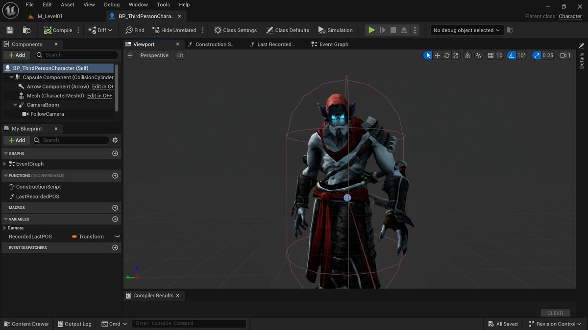codeinertiaa's tweet image. 🕹️ Day 4 progress in Unreal Engine: Unveiled the magic of importing my custom character! 🚶♂️💫 Learning the ropes of personalization, and the excitement is soaring! 🚀🎮 #GameDev #UnrealEngine #CharacterDesign #Day4Progress