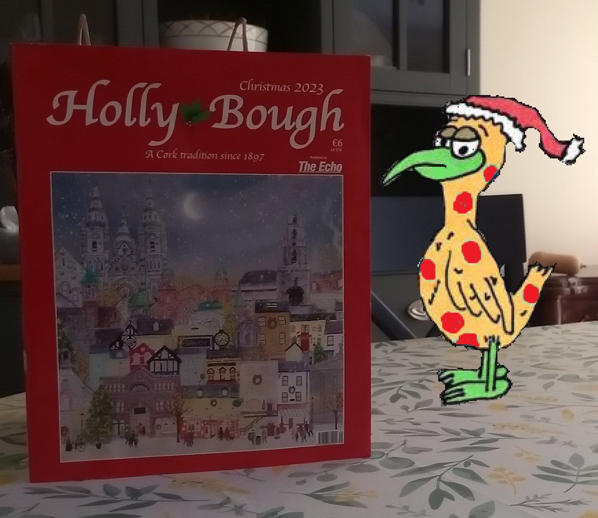 The Holly Bough, a Cork Yuletide tradition since 1897, a Tubb Household Yuletide tradition since the early 2000's when we met, and lived in Cork

#thehollybough
#DrawingChristmas #nonsensebirds #TheBigChristmasDraw #paulhtubb #drawingfunnypictures #thebigdraw #corkhollybough