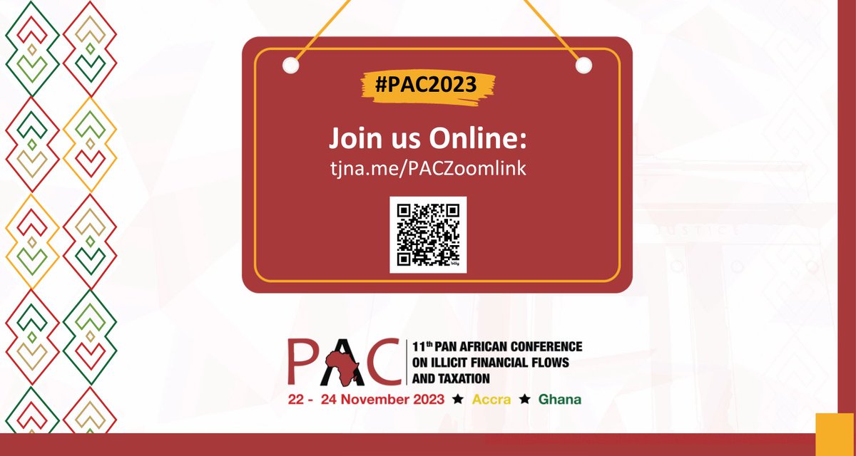 TaxJusticeAfric's tweet photo. 🚨#PAC2023 Online Participation 🚨

Unable to attend  PAC 2023 in-person meeting? Register to participate online 👉🏾 https://t.co/L5MTEw3UEO

#AfricaAgainstIFFs #TaxJusticeAfrica

Like, comment, share https://t.co/mZLLLZjorY