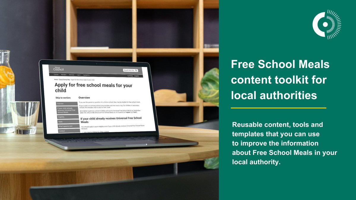We've co-designed a toolkit to help local authorities improve #costofliving content.

It contains reusable content, tools and templates that you can use to improve the information on Free School Meals in your local authority.

digitalpublicservices.gov.wales/create-digital…