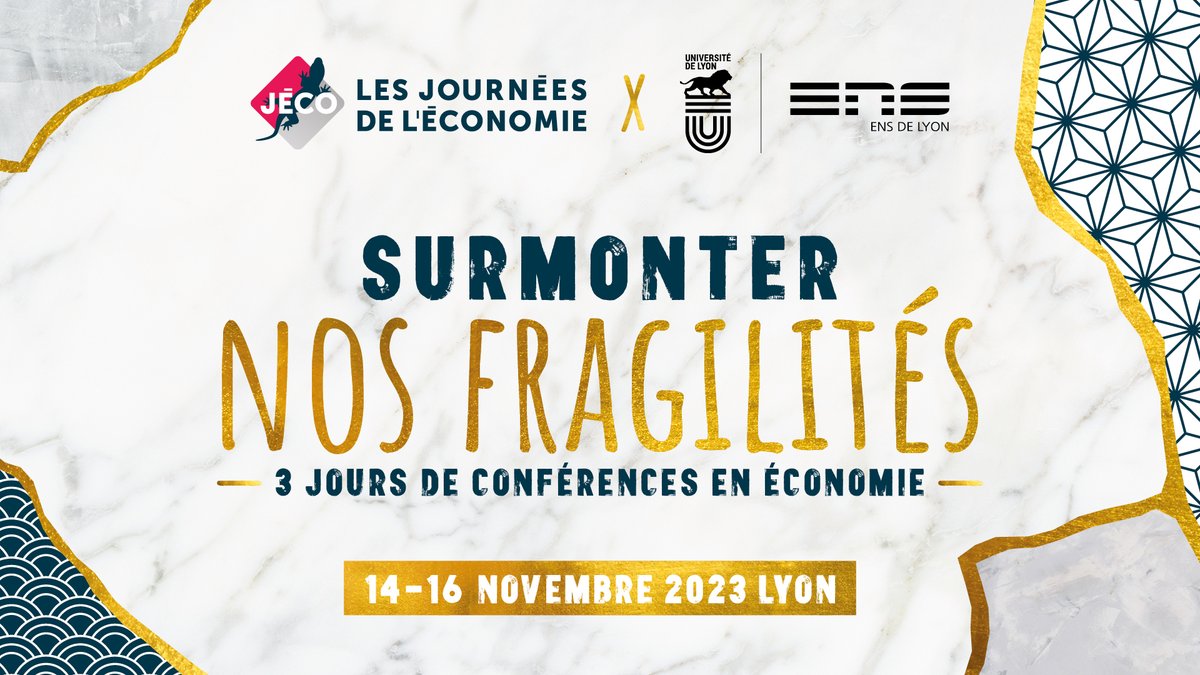 Les Journées de l’Économie 🔶 c’est demain ! ⏰ L’@ENSdeLyon vous donne rendez-vous dès demain pour 3 jours de conférences et ateliers autour de l’économie ! Et vous c'est quoi votre Programme pour les #jeco2023 ? 👉 journeeseconomie.org/affiche-confer…