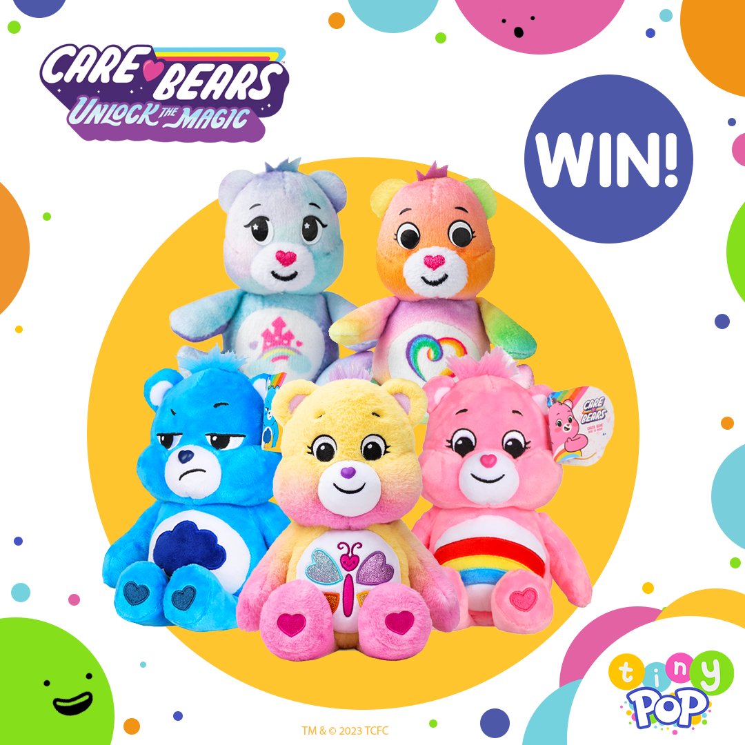 The #CareBears are all about kindness and this #WorldKindnessDay we’re having a Care Bears giveaway 💖 💖 For your chance to win: Repost ♻️ Like ✔️ Follow our account 👍 T&Cs here: tinyurl.com/m7vskef9 Good luck!